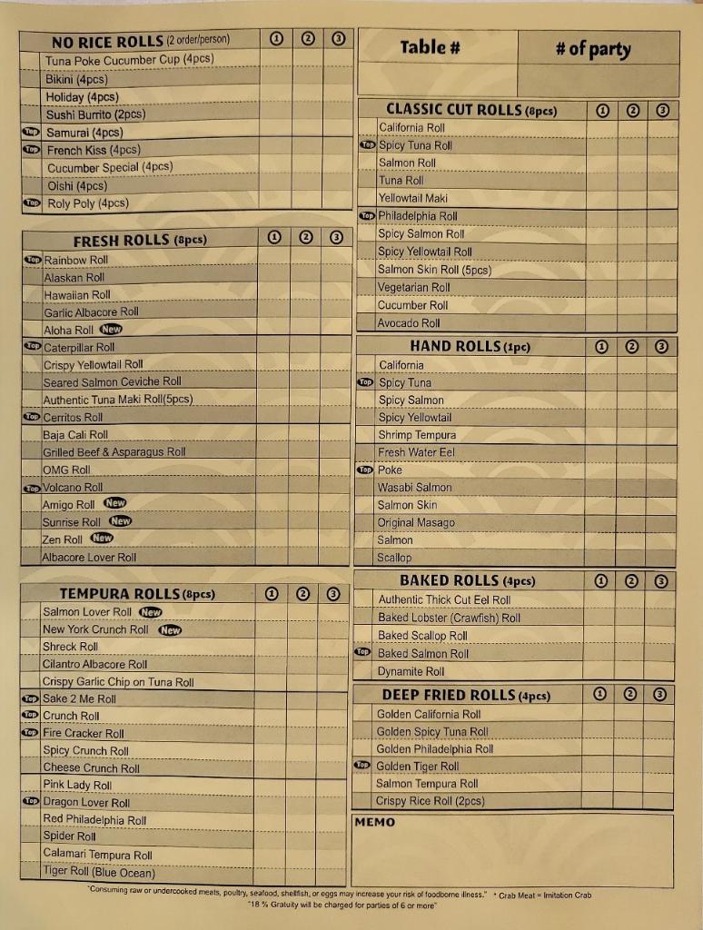 Sake2Me Sushi - Cerritos Menu - Image 3
