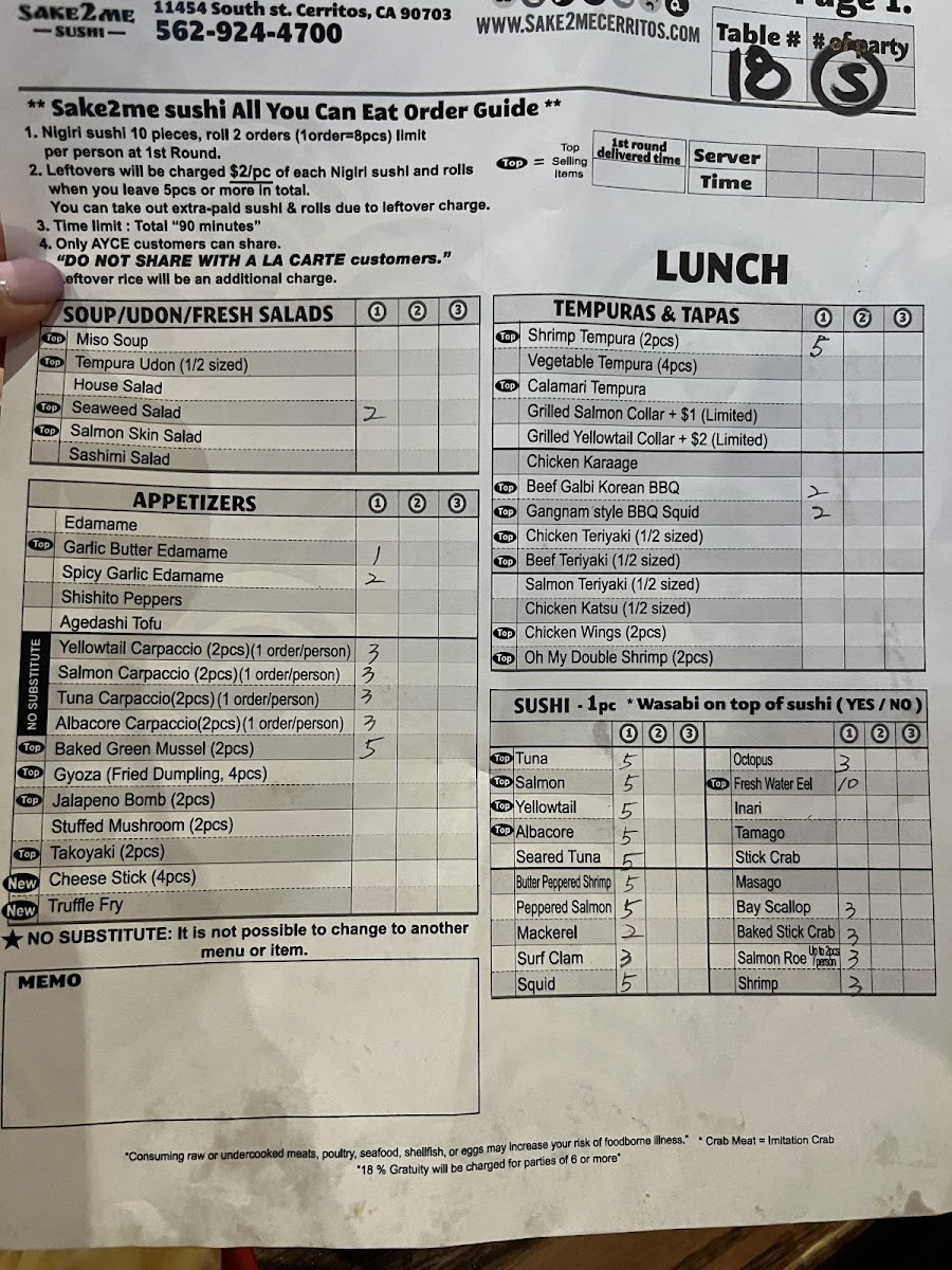 Sake2Me Sushi - Cerritos Menu - Image 4